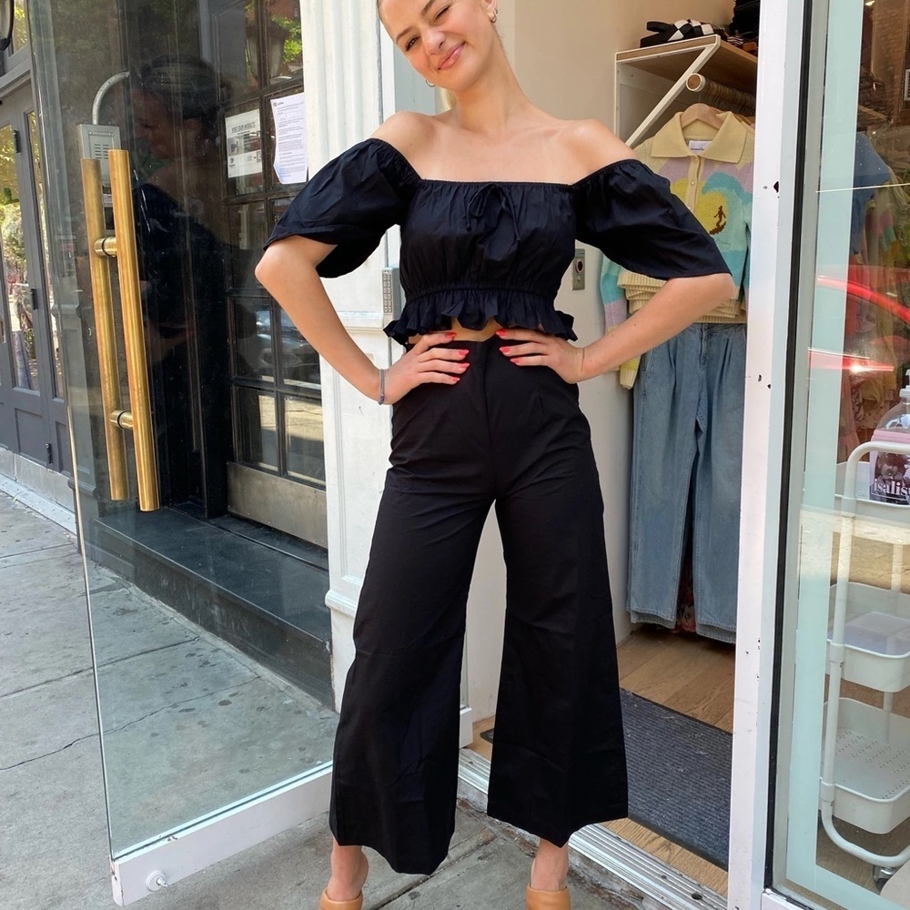 Faithfull the Brand black pants NWT